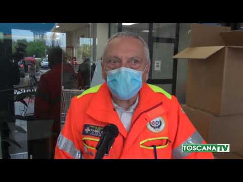 2020-04-20 PISA - MASCHERINE GRATIS AL SUPERMERCATO