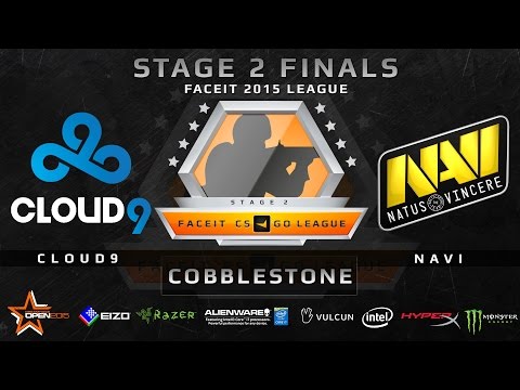 Cloud9 vs NaVi - Cobblestone PART 2 (FACEIT Stage 2 Finals)