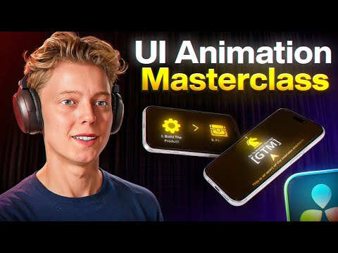 The ULTIMATE UI Animation Tutorial for Beginners in DaVinci Resolve(Step-by-Step)