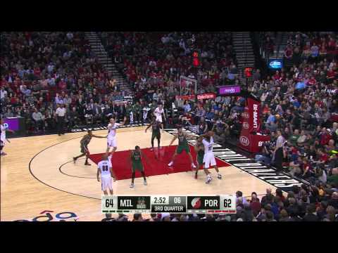 Milwaukee Bucks vs. Portland Trailblazers Full Highlights 12.17.2014