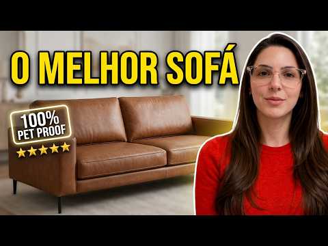 Sofá para quem tem Pet: 5 Opções em Courino que duram muito