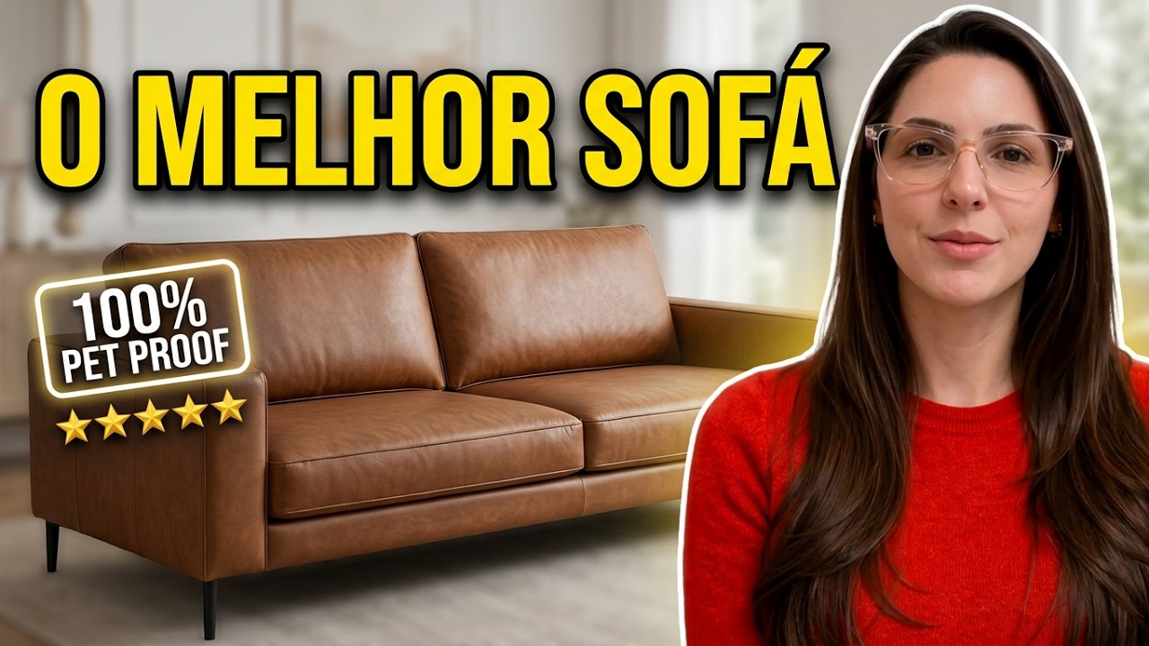 Sofá para quem tem Pet: 5 Opções em Courino que duram muito