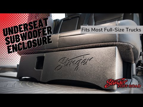 FEATURES: Underseat Subwoofer Enclosure for Trucks & More