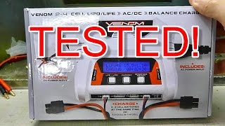 Venom 2 - 4 Cell AC/DC Dual LiPo Battery Balance Charger test review