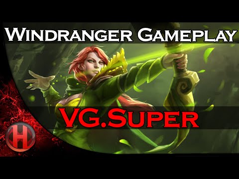 VG.Super Windranger Gameplay Dota 2