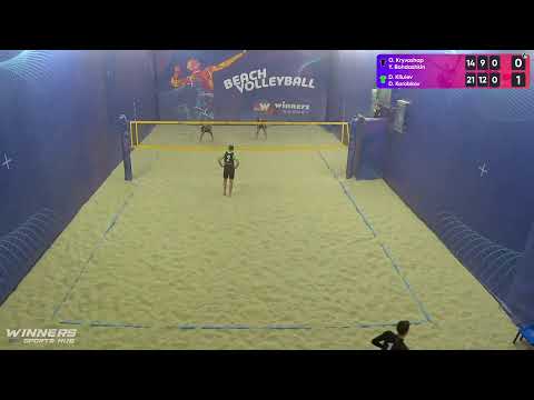 16:55 O. Kryvoshap / Y. Bohdashkin - D. Kliuiev / D. Korobkov 12.02.2023 | Winners Beach Volleyball