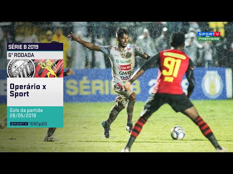 Gols de Operário 2 x 1 Sport pela 6ª Rodada do Brasileirão Série B 2019