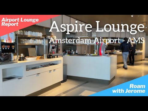 Aspire Lounge | Aeroporto de Amsterdã | Lounge 26 - Espaço Schengen | Avaliação do Lounge