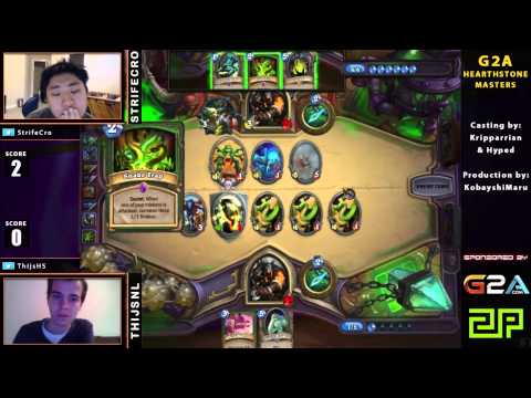 G2A Hearthstone Masters: ThijsNL vs StrifeCro (04.12.2014)