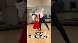 Tango Turning Figures😍Natural Twist Turn, Outside Spin, Outside Swivel#ballroomdance#dancesport