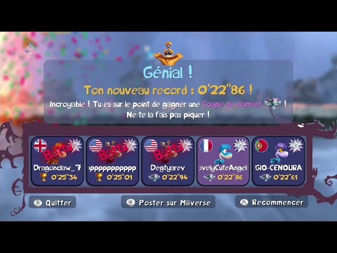 Rayman Legends Wii U The Land of Livid Dead Speed 22 86 Weekly Extreme Challenge 01/08/22