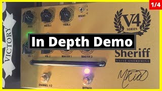 Video thumbnail for Victory V4 The Sheriff preamp - in depth demo by Alex Bruno Demo