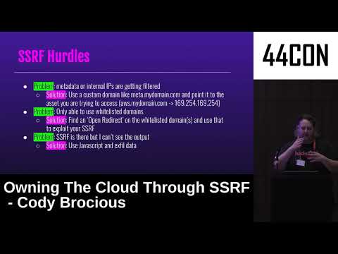 Owning The Cloud Through SSRF - Cody Brocious