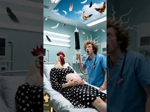 ❤️ Evolution of Baby: Pregnant Chicken on hospital with Doctor 🥰 K.PawsAI 🐣 #catcute #love #shorts