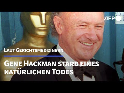 Video Thumbnail: Gene Hackman und seine Frau starben natürlichen Todes | AFP