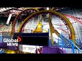 West Edmonton Mall closes world's largest indoor triple-loop rollercoaster, "Mindbender"