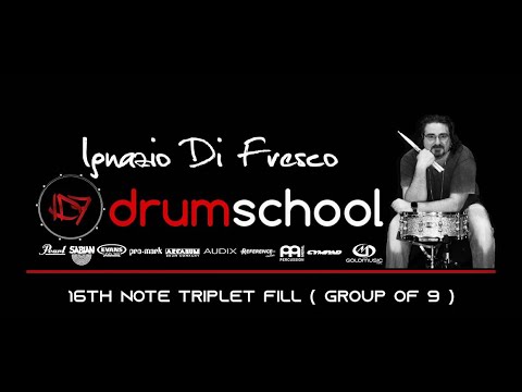 Ignazio Di Fresco Drum Lesson // 16th Note Triplet Fill (Group of 9)