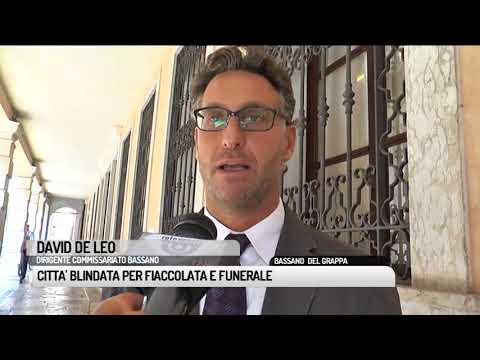 TG BASSANO (23/08/2017) - CITTA’ BLINDATA PER FIACCOLATA E FUNERALE