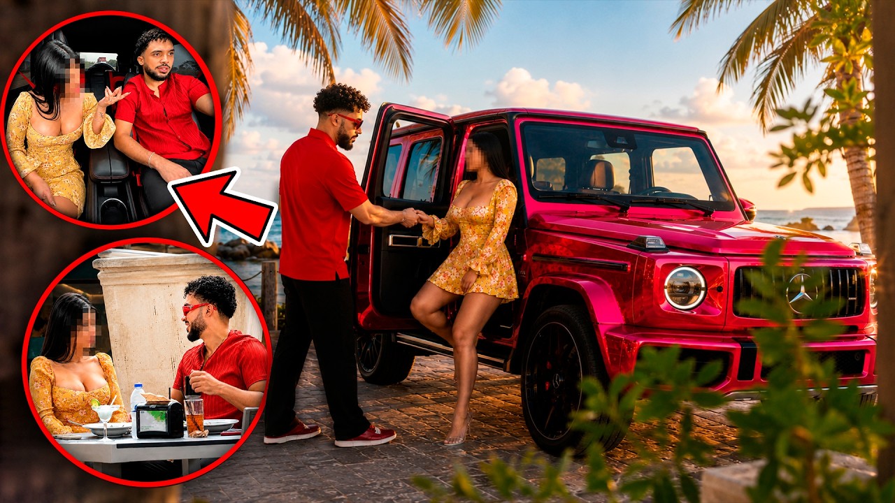 LA BUSCO EN LA PLAYA EN UN AUTO DE 16 MILLONES Y SE LLEVA SORPRESA! 😅