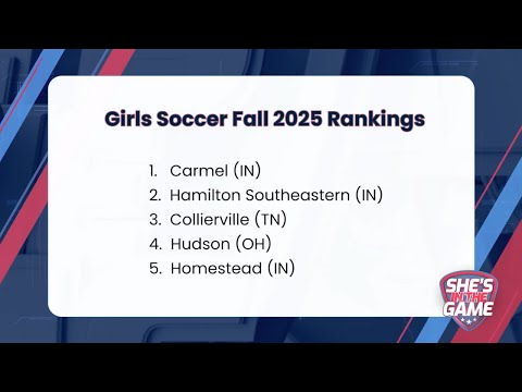 Top 10 High School Girls Soccer Teams Fall 2025 | Rankings Update
