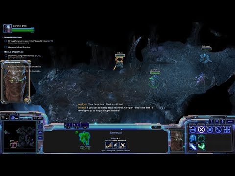 StarCraft 2 Three Races Co-op Campaign: Wing of Liberty Mission 10 - Whispers of Doom