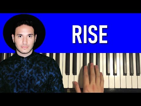 HOW TO PLAY - Jonas Blue - Rise (Piano Tutorial Lesson)