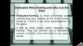 Web hosting Benefits of a Dedicated Server