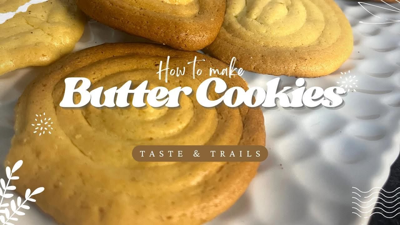 Classic Danish Butter Cookies | Melt-in-your-mouth 5-Ingredient Recipe ✨