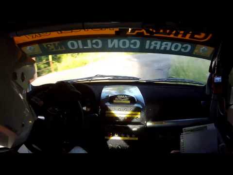 Camera car 22° Rally Internazionale Del Taro 2015 Pini / Pellegrini Renault  Clio N3