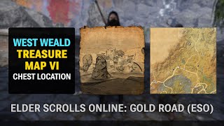 West Weald Treasure Map VI Chest Location - Elder Scrolls Online: Gold Road (ESO)