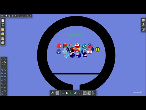 Algodoo Oceania marble race escape from Killer Ball season 1!!!