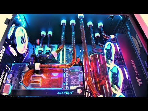 EPIC $4600 AUD Custom Water Cooled AMD Gaming PC Build Deconstructed