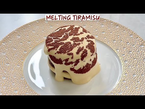 SEXIEST TIRAMISU EVER - Cascade Tiramisu aka Melting Tiramisu Recipe | Fancy Dessert At Home