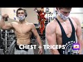 my brutal chest day as a 16 year old bodybuilder