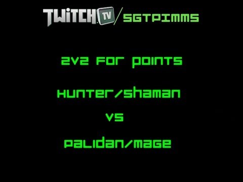 Arena's 2v2 Hunter Shaman VS Pally Mage