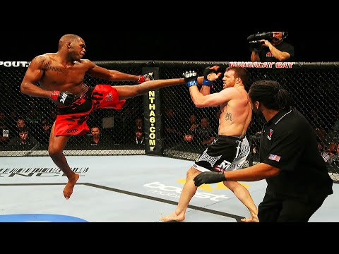Jon Jones VS Ryan Bader Fight Highlights