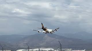 Spotted: UPS Boeing 747-428F (N580UP) Landing in San Bernardino (SBD)