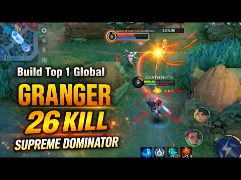 26 Kills MONSTER!! Granger One Shot Build 2026 | Top 1 Global MLBB 😈