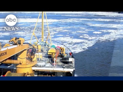 US Coast Guard deploys ice breaking ships in New York City amid Arctic blast