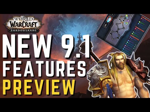 NEW 9.1 Features on PTR - Anima Powers in RAID - SEPARATE Shoulder Transmog - ENHANCED Conduits