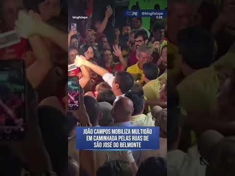 CAMINHADA DE JOÃO CAMPOS NA CIDADE DE SÃO JOSÉ DO BELMONTE PE.