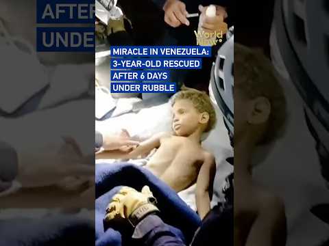 Miracle in Venezuela: 3-year-old rescued after 6 days under rubble #worldnow