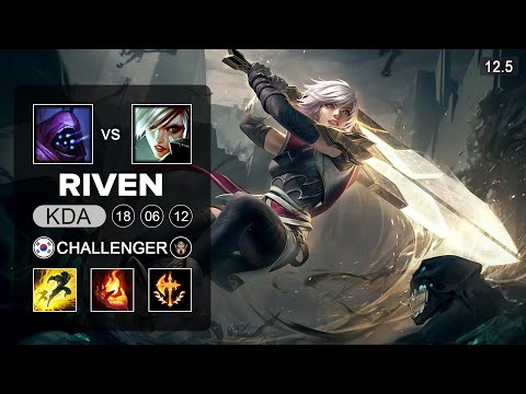 Riven Top vs Jax - KR Challenger - Season 12 Patch 12.5