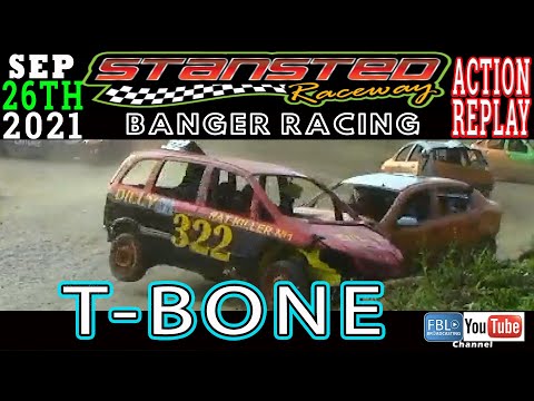 Action Replay. T-Bone.26/09/21. Crashes. Banger Racing. #racingcrash #racing #freetowatch #crash