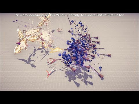 9x Chronomancer vs Every Units or Gods   Totally Accurate Battle Simulator