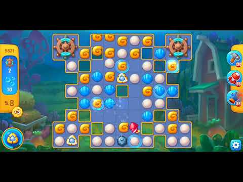 Fishdom. 5821 level no boosters and diamonds