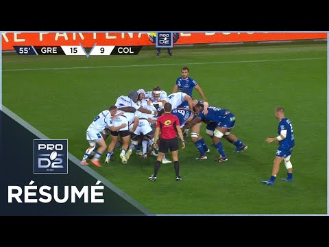PRO D2 - Résumé FC Grenoble Rugby-Colomiers Rugby: 15-22 - J09 - Saison 2021/2022