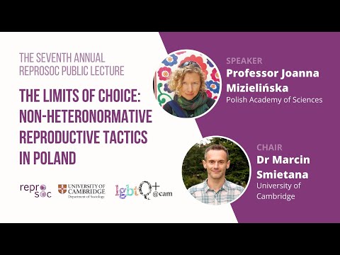 Non-Heteronormative Reproductive Tactics in Poland - Prof Joanna Mizielińska