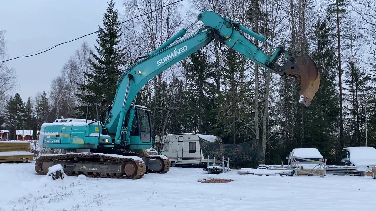 Presentation video clip: Sunward SWE230B Bandgrävare -  - 2013