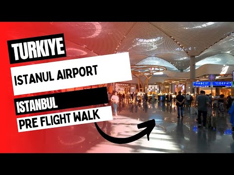 Istanbul Airport walking tour
